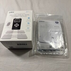 Pure Enrichment PurePulse Duo Deluxe EMS & TENS Combo Device New